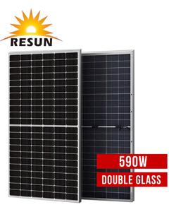 Солнечная панель RESUN 590W TOPCon двусторонняя
